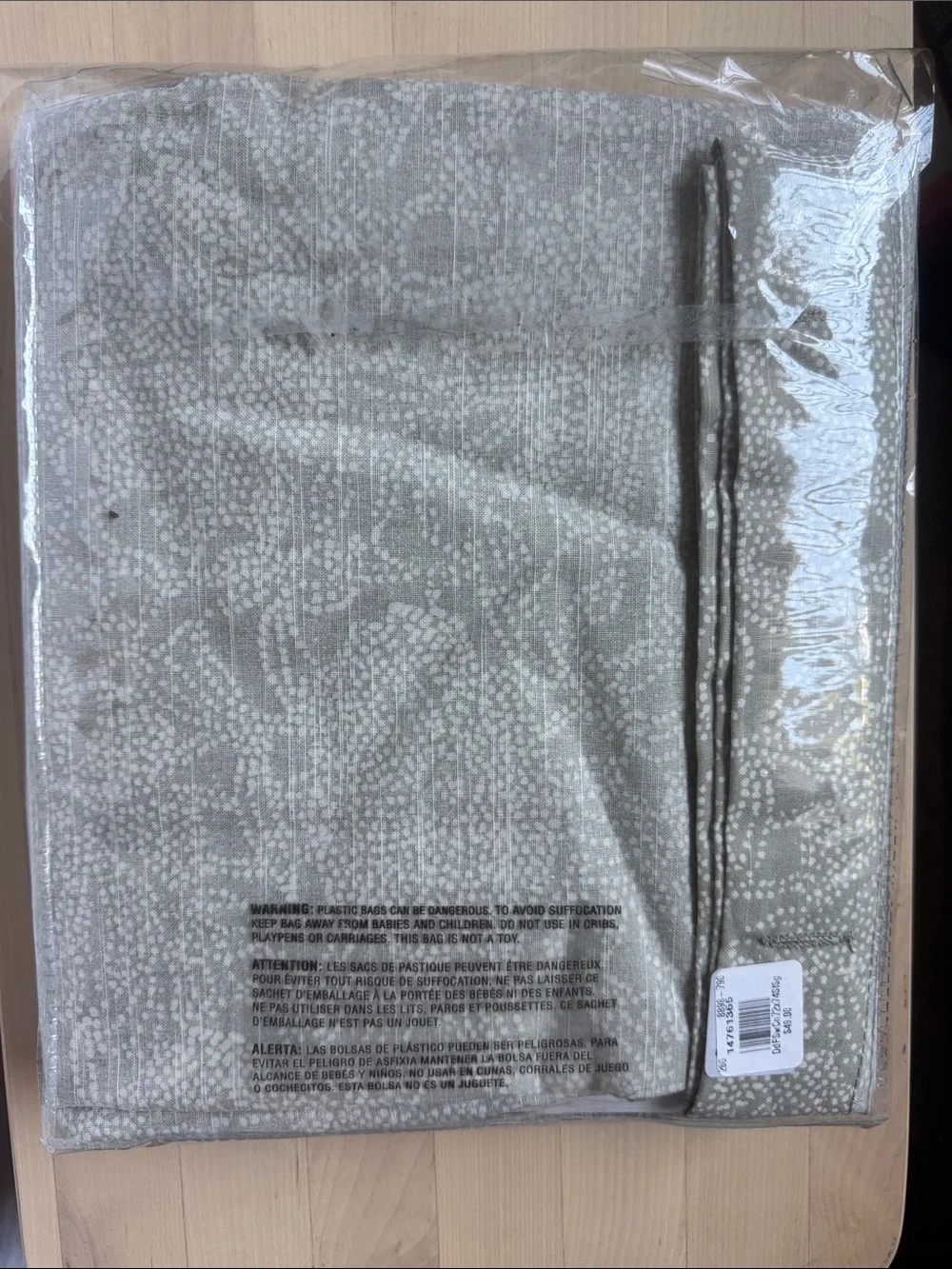 West Elm 100% Cotton Dotted Floral Shower Curtain 72”w x 74”l